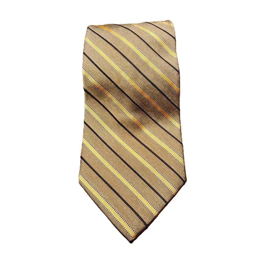 Tommy Hilfiger Multicolor Striped‎ Pattern Tie 100% Silk Italian Mens 58×3.5